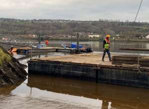 Prehen Pontoons Design and installation