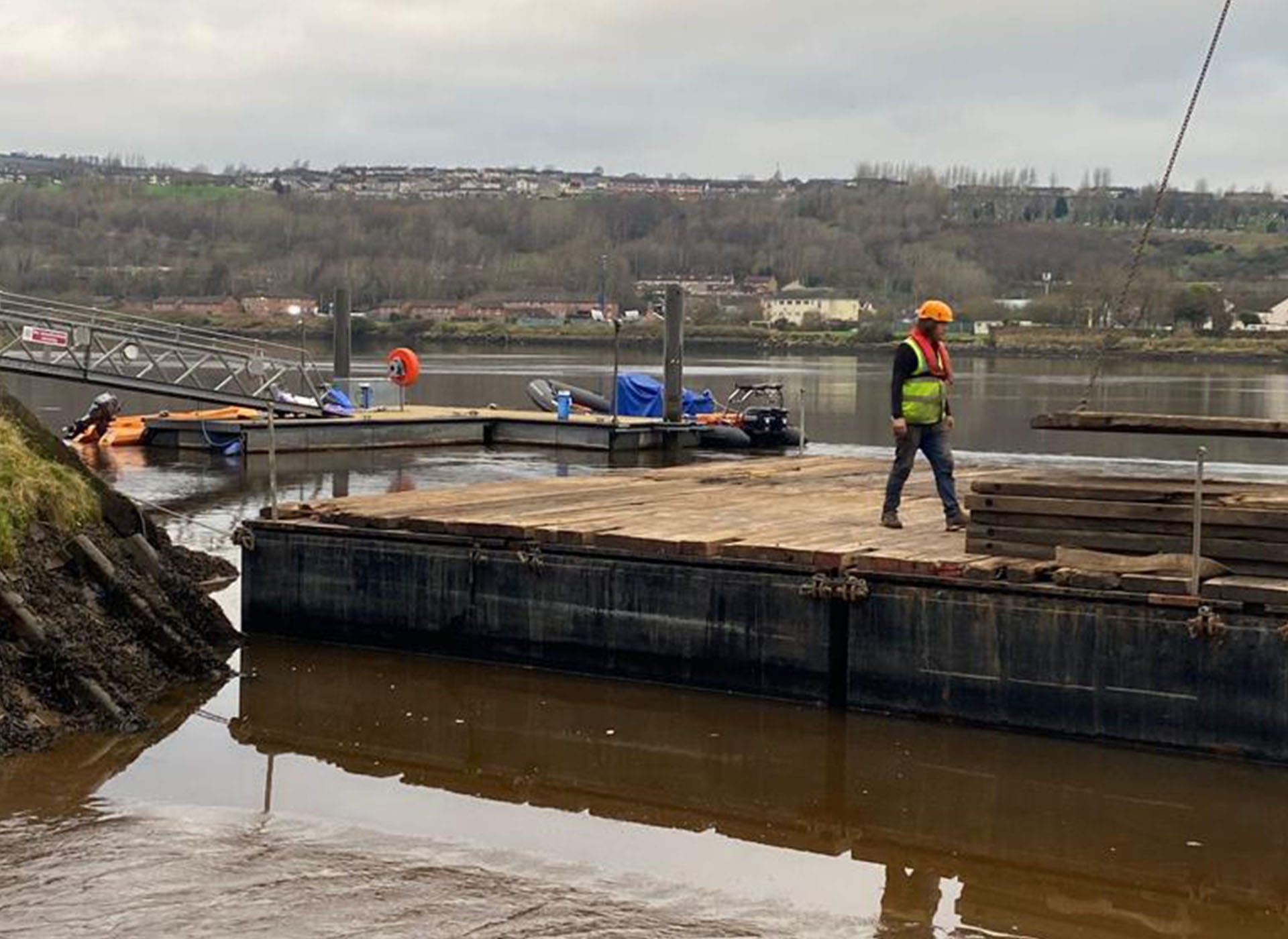 Prehen Pontoons Design and installation