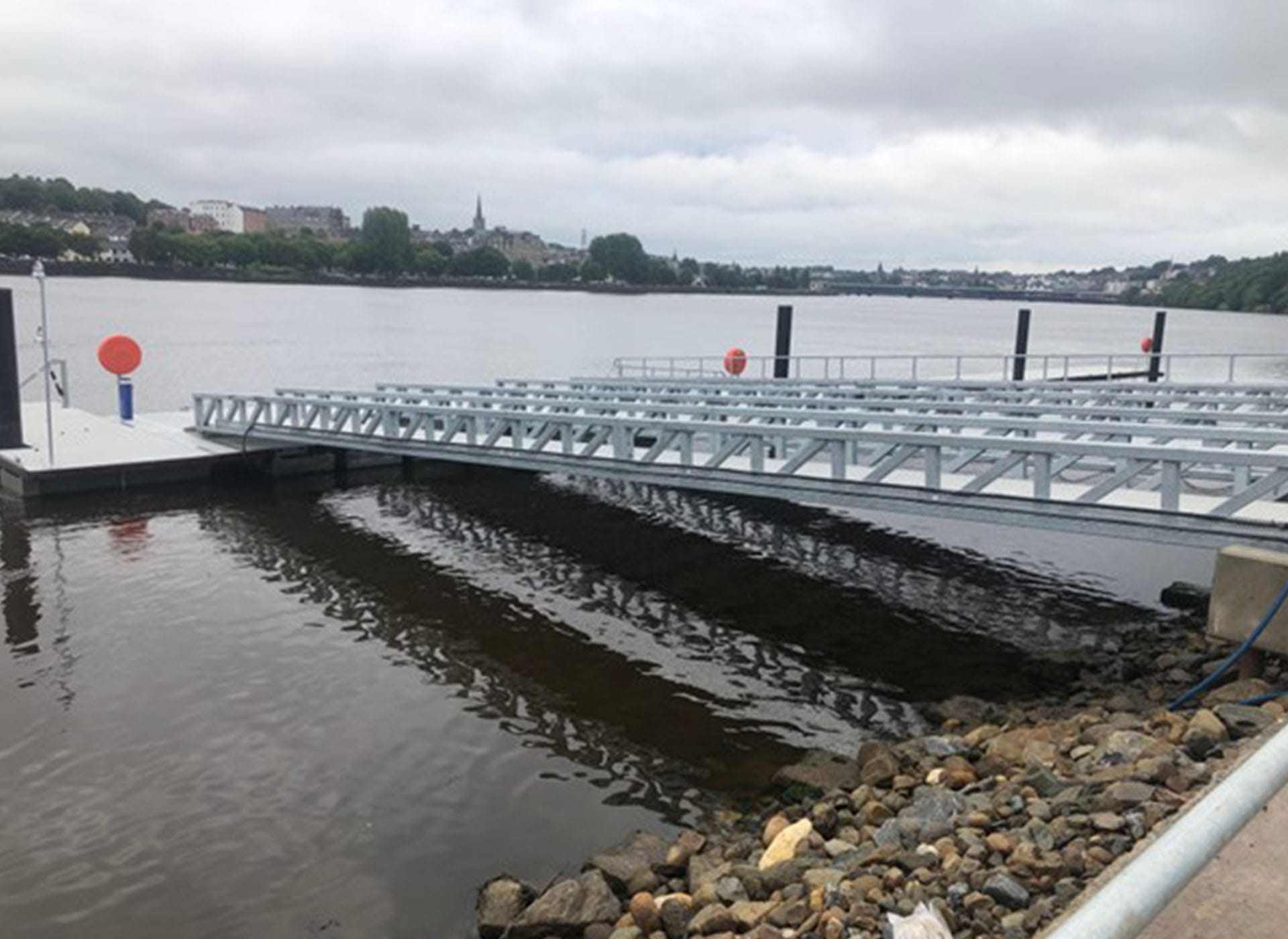 Prehen Pontoons Design and installation
