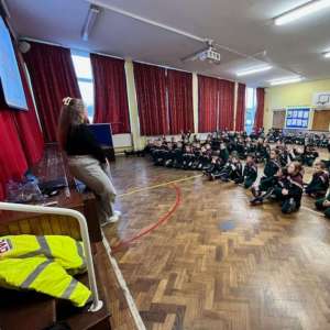 Diggers, Learning, and Big Smiles at St. John’s Primary School!